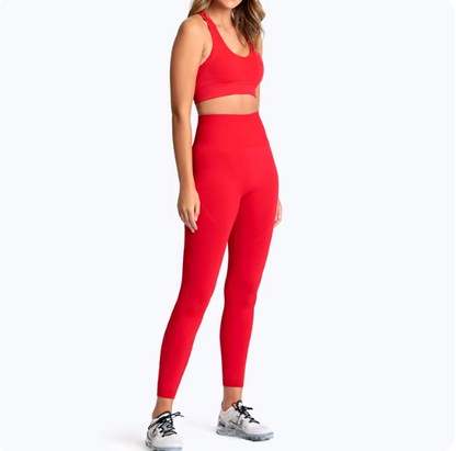 Women’s SculptFit Activewear Set (Sports Bra & High-Waist Leggings)