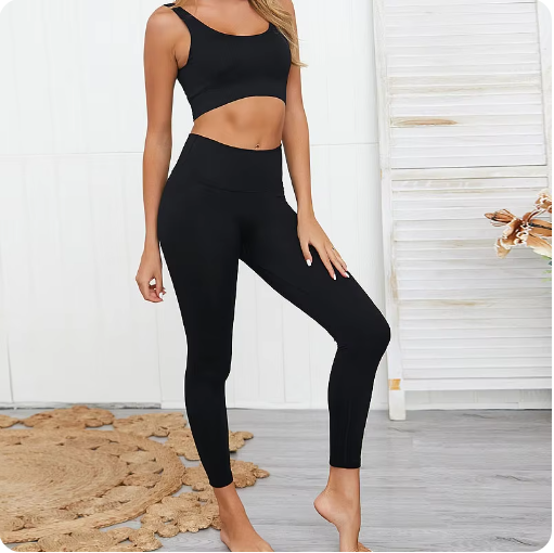 Women’s SculptFit Activewear Set (Sports Bra & High-Waist Leggings)