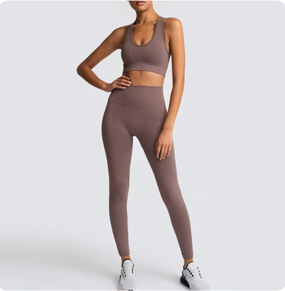 Women’s SculptFit Activewear Set (Sports Bra & High-Waist Leggings)