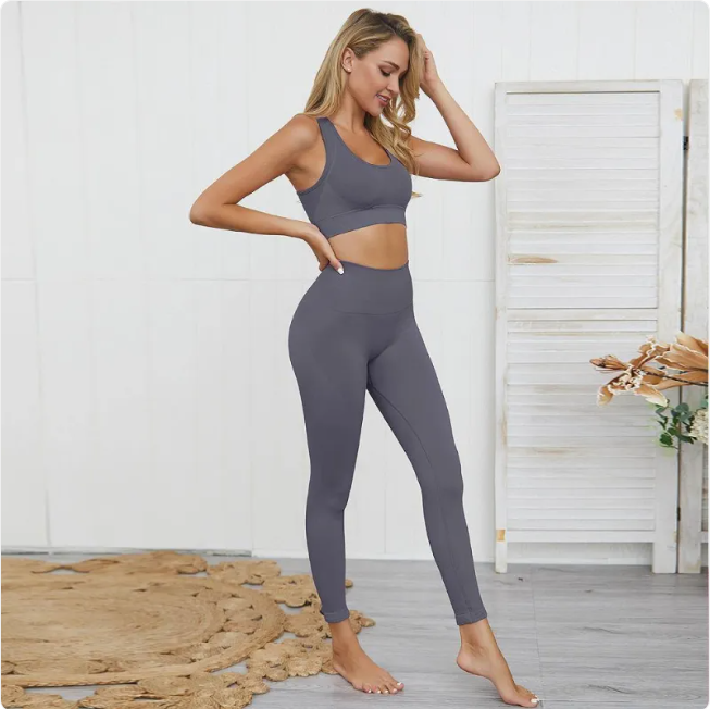 Women’s SculptFit Activewear Set (Sports Bra & High-Waist Leggings)