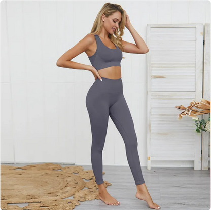Women’s SculptFit Activewear Set (Sports Bra & High-Waist Leggings)