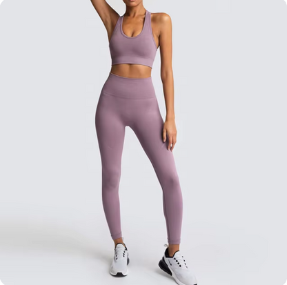 Women’s SculptFit Activewear Set (Sports Bra & High-Waist Leggings)