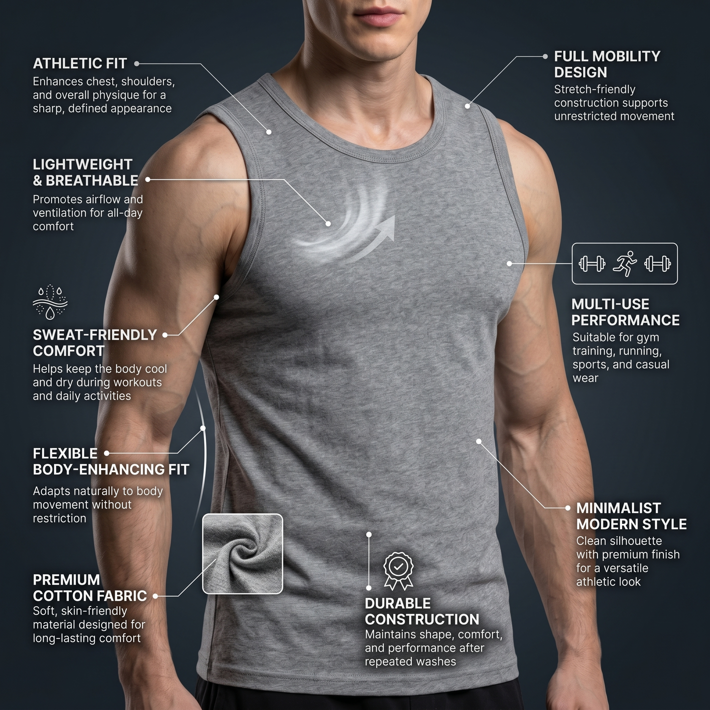 ApexFit Gym Vest