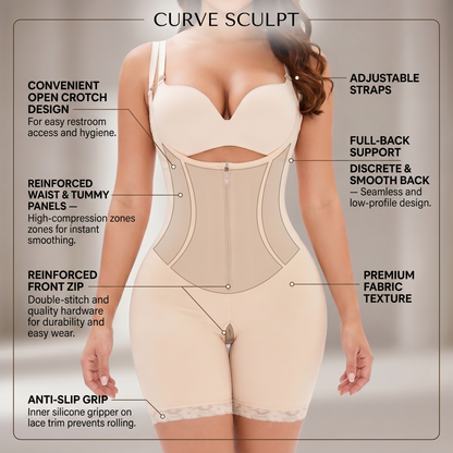 TrueShape Zip Bodysuit