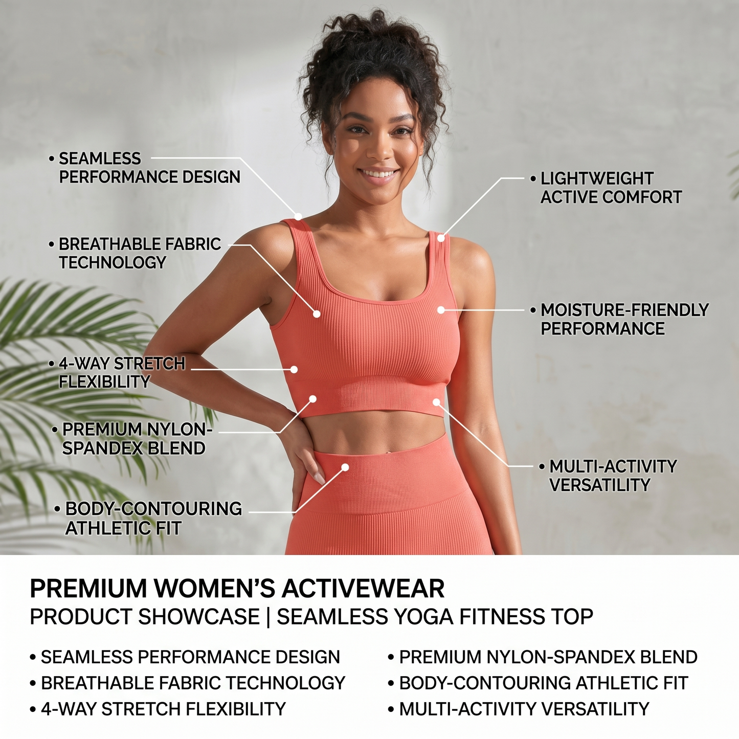 Pure Balance Ribbed Yoga Set