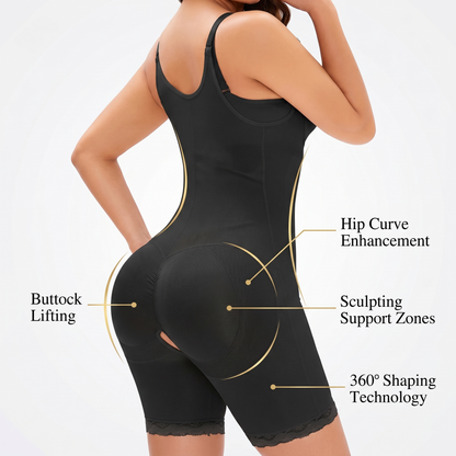 TrueShape Zip Bodysuit